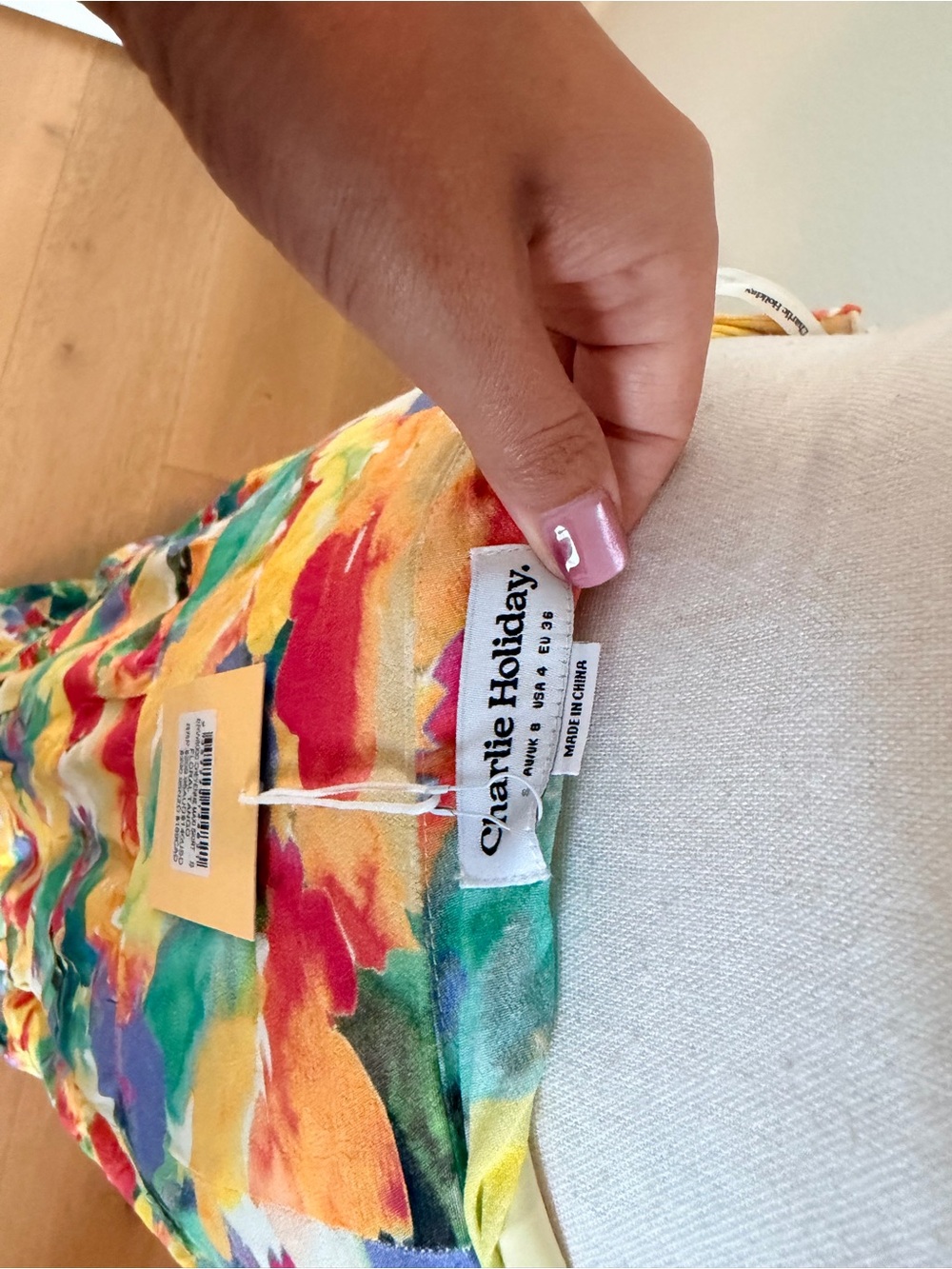 🔥Charlie Holiday Yellow Multi Floral Maxi Skirt🔥 - Picture 5 of 6